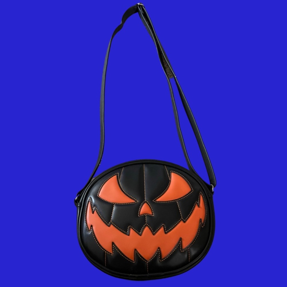 Two sided Pumpkin Kult Jack O’Lantern Purse/ Crossbody